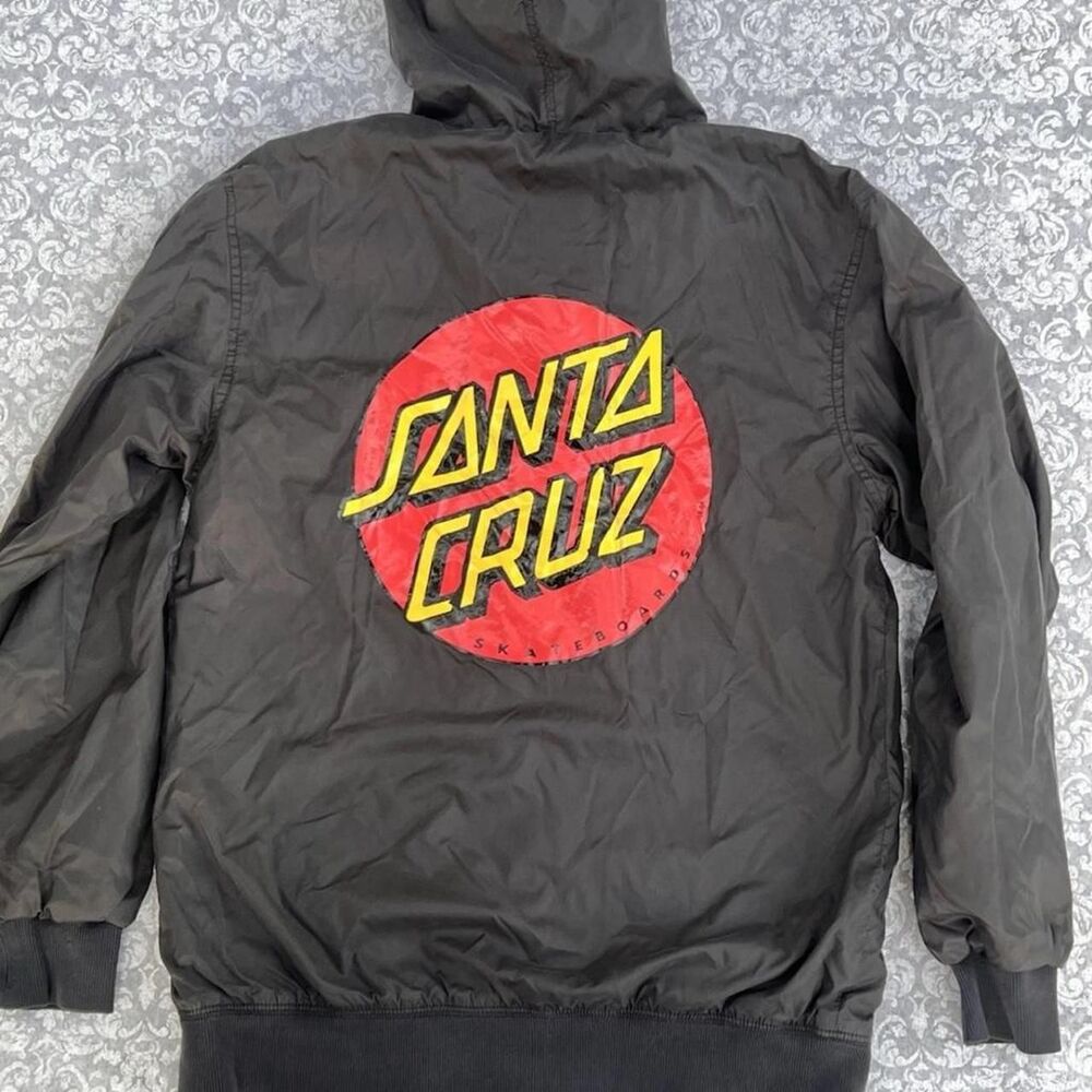 Santa-cruz Women's Black and Grey Jacket